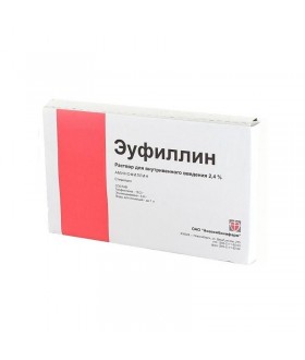 EUPHYLLIN AMPOULES 2.4% 5ML